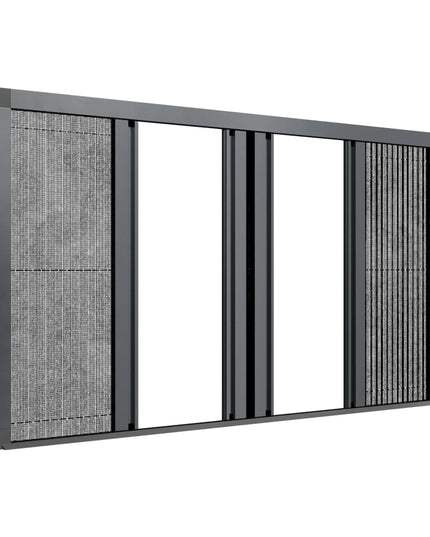 Mosquitera Puera a medida - Plisada - con cierre central