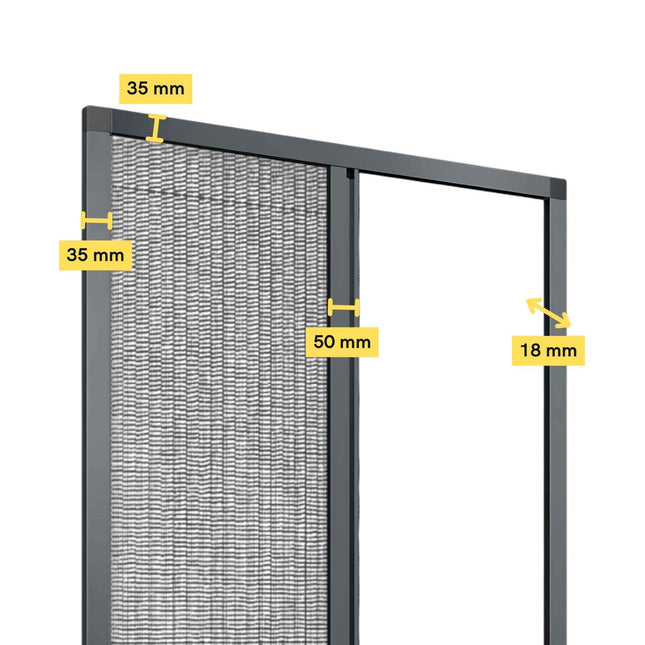 Mosquitera Puerta a medida - Plisada