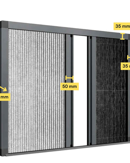 Mosquitera Puerta Doble a medida - Plisada