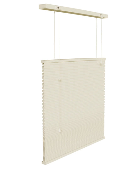 Cortina Plisada Panal Celular - A medida - Opaca - Crema