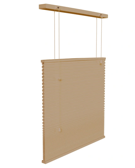 Cortina Plisada Panal Celular - A medida - Opaca - Marrón