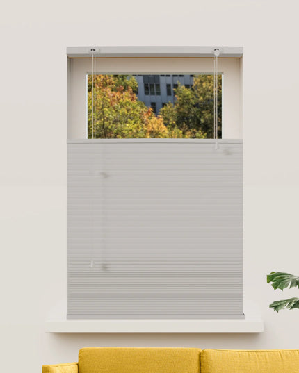 Cortina Plisada Panal Celular - A medida - Opaca - Gris claro