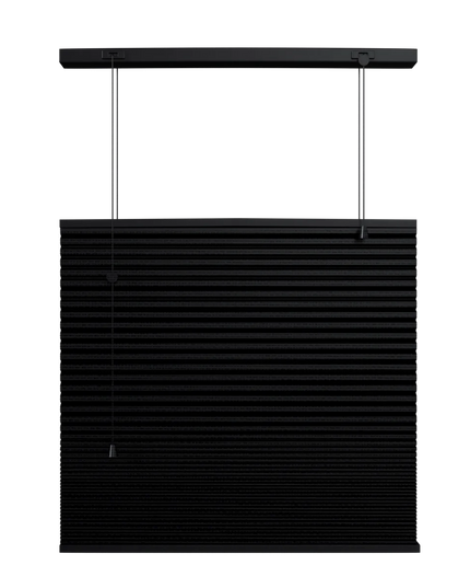 Cortina Plisada Panal Celular - A medida - Opaca - Negro