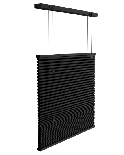 Cortina Plisada Panal Celular - A medida - Opaca - Negro