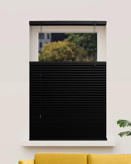 Cortina Plisada Panal Celular - A medida - Opaca - Negro