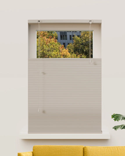 Cortina Plisada Panal Celular - A medida - Opaca - Beige