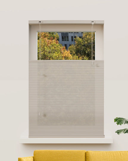 Cortina Plisada Panal Celular - A medida - Traslucidas - Beige