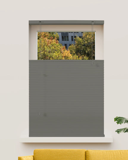 Cortina Plisada Panal Celular - A medida - Opaca - Antraciet