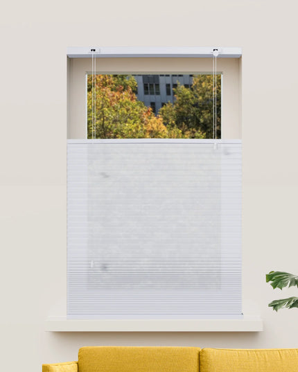 Cortina Plisada Panal Celular - A medida - Traslucidas - Blanco