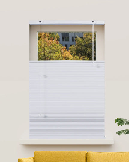 Cortina Plisada Panal Celular - A medida - Opaca - Blanco