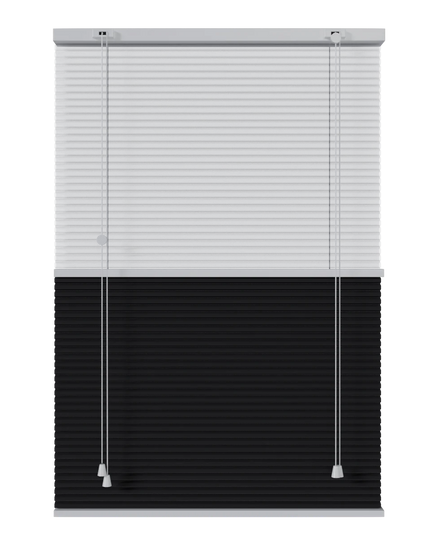 Cortina Plisada Dúo - Opaca y Traslúcida