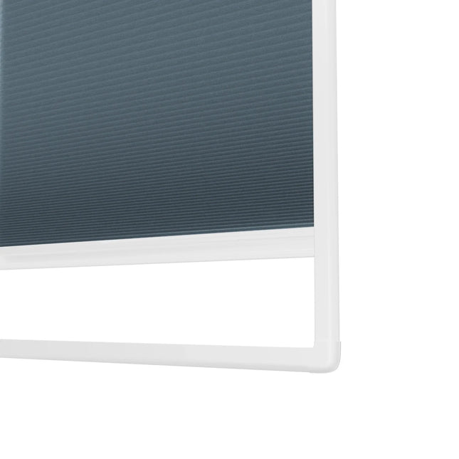Cortinas Plisadas Sin Taladrar - Translúcido - Adhesivo magnético - Azul
