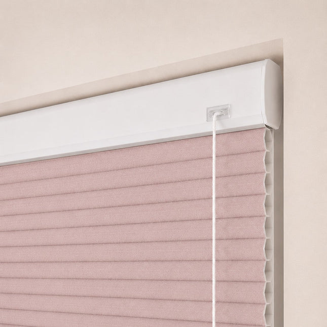 Cortinas Plisadas Térmicas y Opacas con Cordón - Rose Taupe