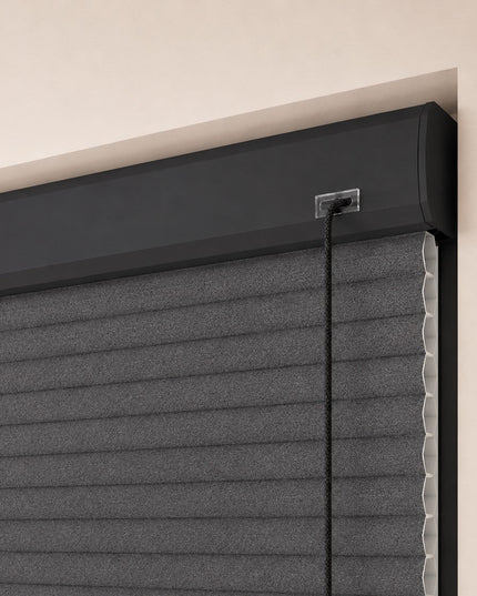 Cortinas Plisadas Térmicas y Opacas con Cordón - Antracita