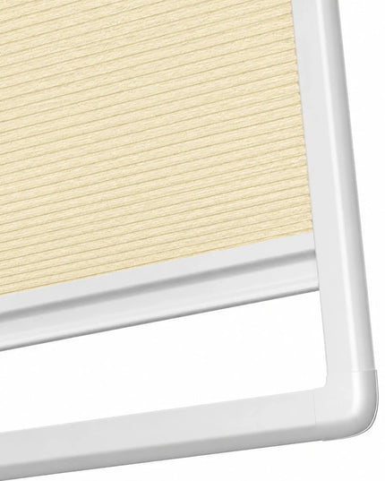 Cortinas Plisadas Sin Taladrar - Oscuridad Total Opacas - Adhesivo magnético - Beige