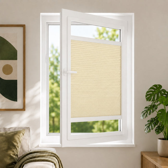 Muestras de color Cortinas plisadas Sin Taladrar